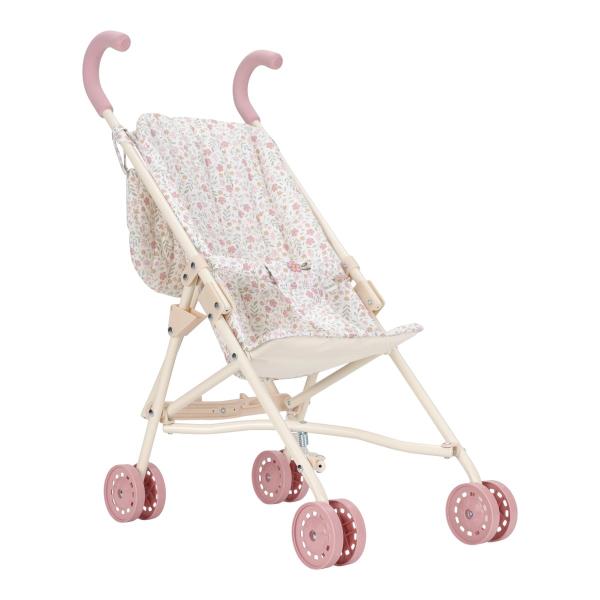 Little Dutch Puppenbuggy – Rosa – Essentials – Weiche Blumen